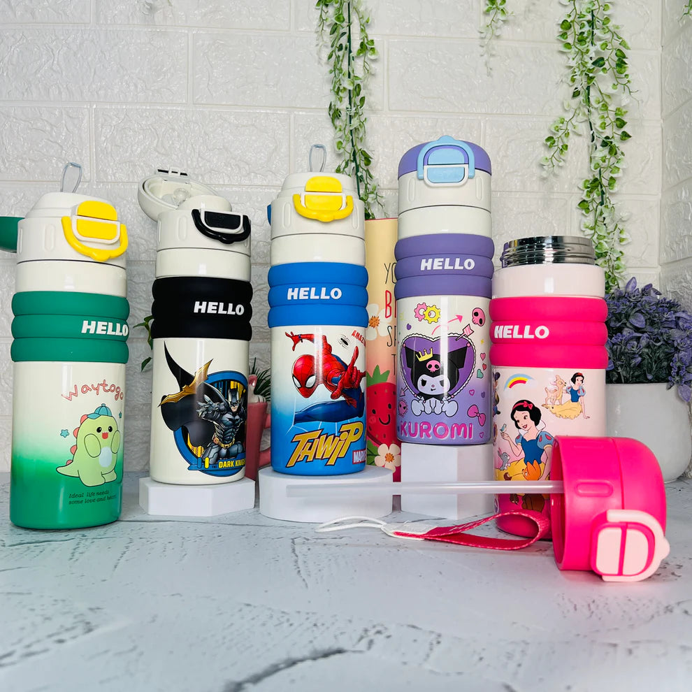 l Hello - 2 Way Drink Insulated water bottle