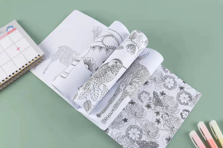 Doodle Coloring Book