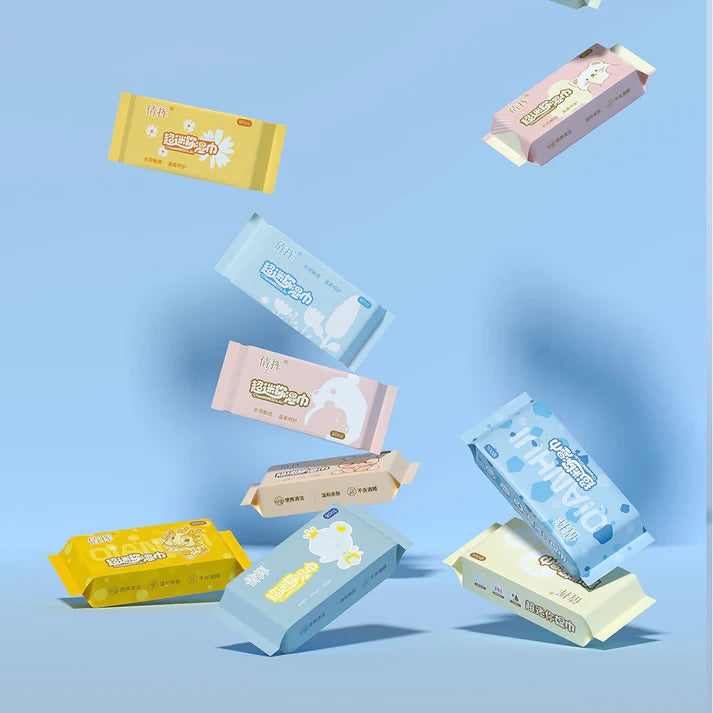 Kawaii Wet Tissue (8mini packs)