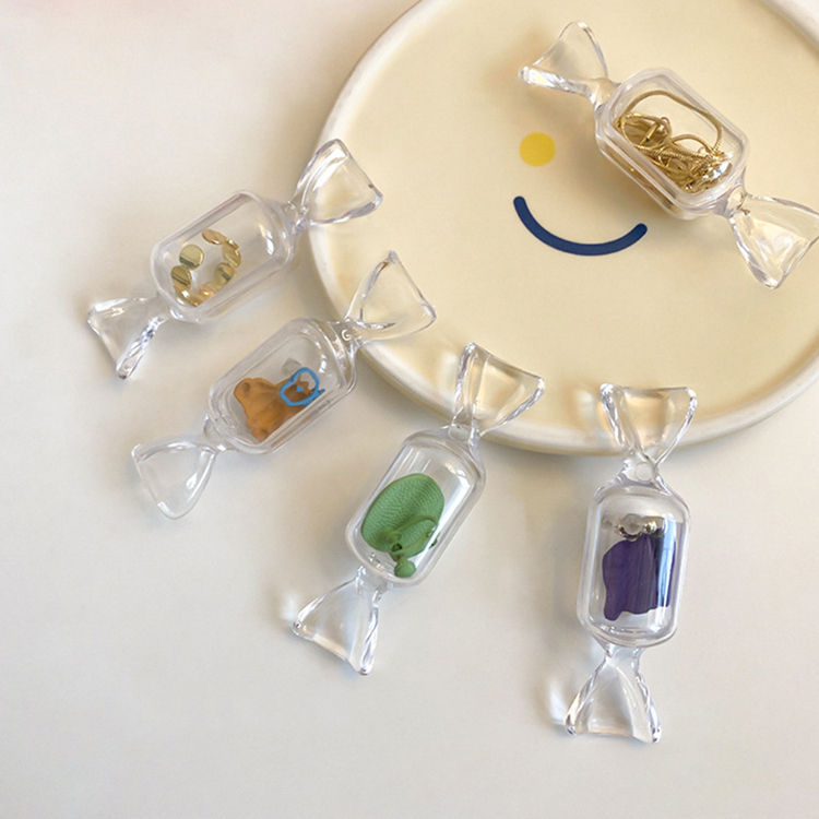 10 Pcs set Creative Candy-Shaped Hourglass Ornament | Mini Sand Timer Desk Decor