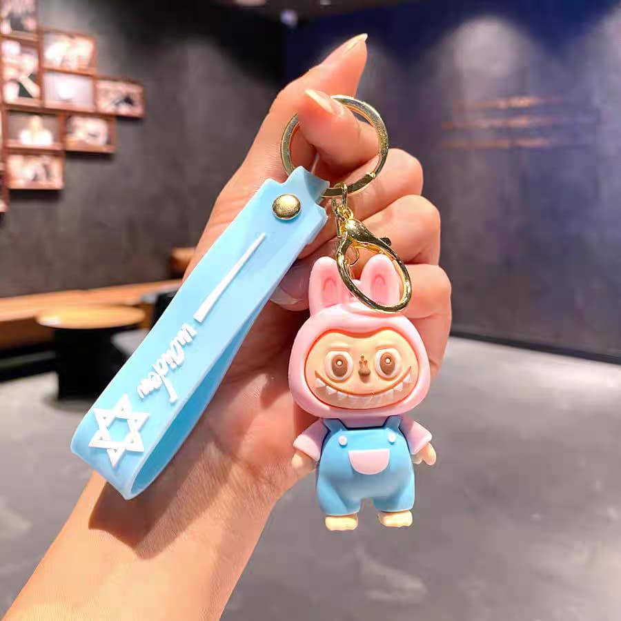 "LABUBU Cartoon Keychains β Cute & Trendy Bag Charms"