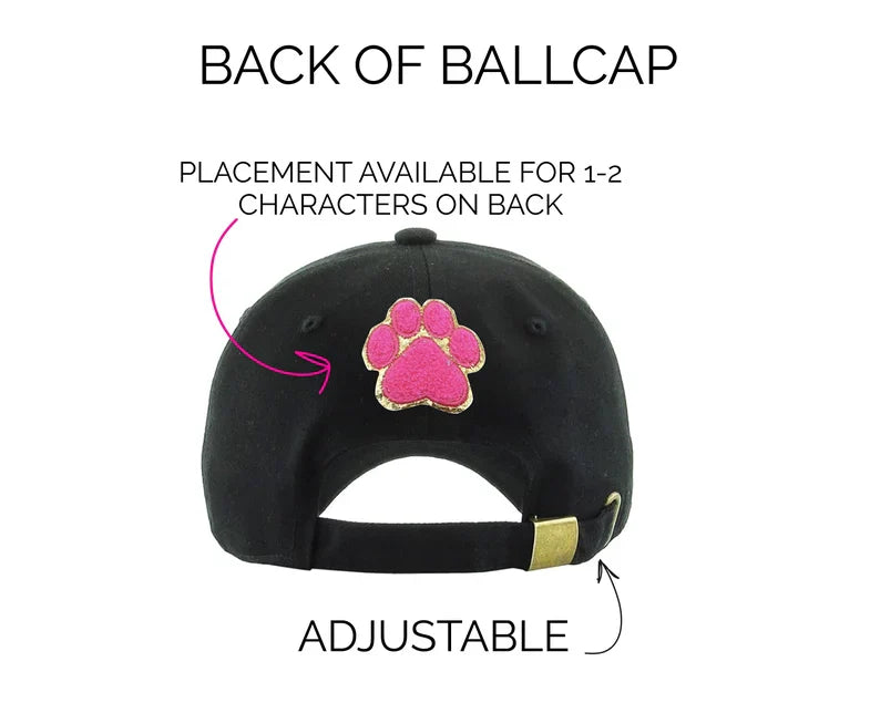 Personalized Cap – Custom Embroidered with 1 Initial & 1 Patch (Free) 🧢✨