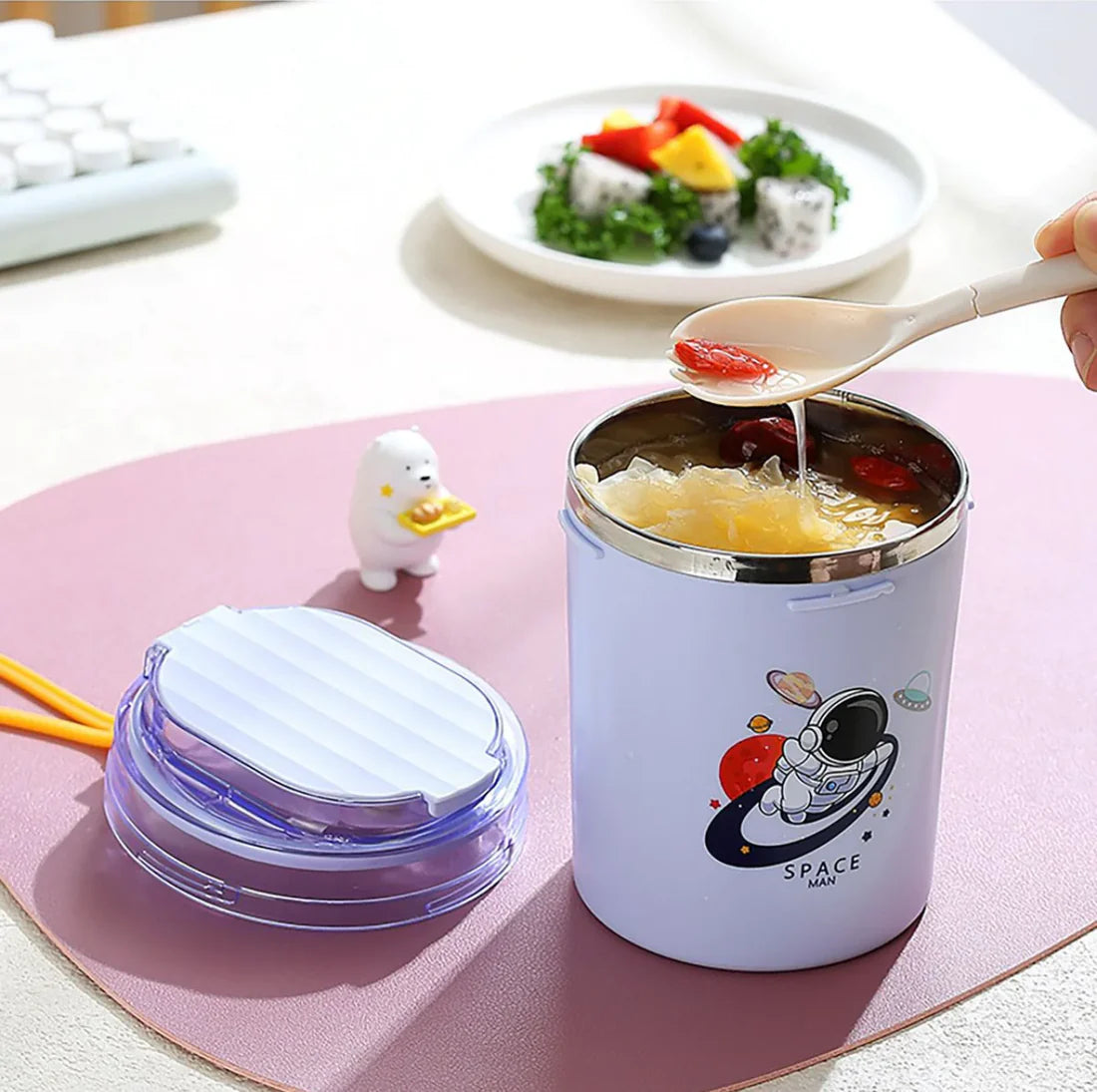 Stylist Soup Bowl - Insulated Stainless Steel Cup/Mug for School/Office - 500 ml