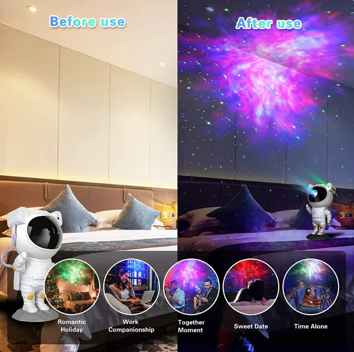Astronauts Projector - Let’s Go to the Moon