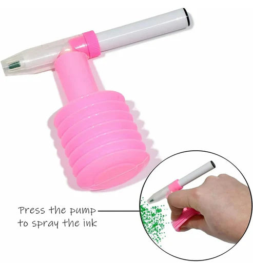 Blow Pens for Kids Spray Painting, Sketch Pen Color, Children, Drawing, Art & Craft, Spray Pens for Kids