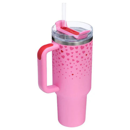 Stanley 40 oz Stainless Steel H2.0 Flowstate Quencher Tumbler - Valentine's Day