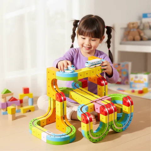 51pcs Electric Train - STEM Educational Flexible Race Track