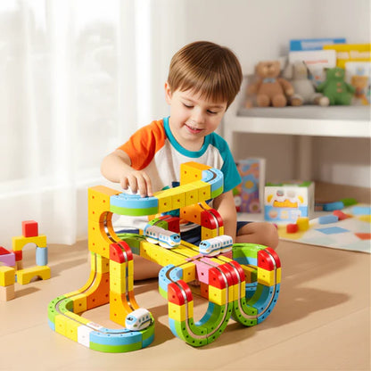 51pcs Electric Train - STEM Educational Flexible Race Track