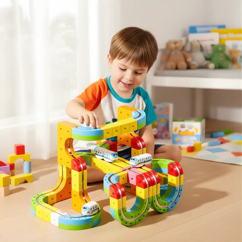 51pcs Electric Train - STEM Educational Flexible Race Track