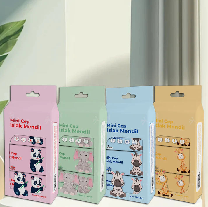 Kawaii Wet Tissue (8mini packs)