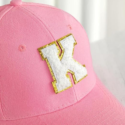 Personalized Cap – Custom Embroidered with 1 Initial & 1 Patch (Free) 🧢✨