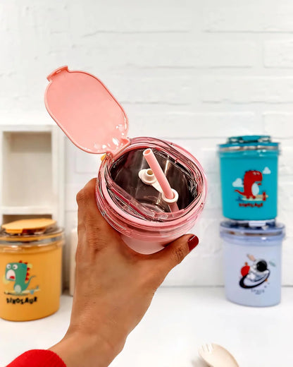 Animal Design 530ml Sealed Cup for kids