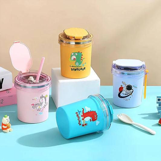 Animal Design 530ml Sealed Cup for kids