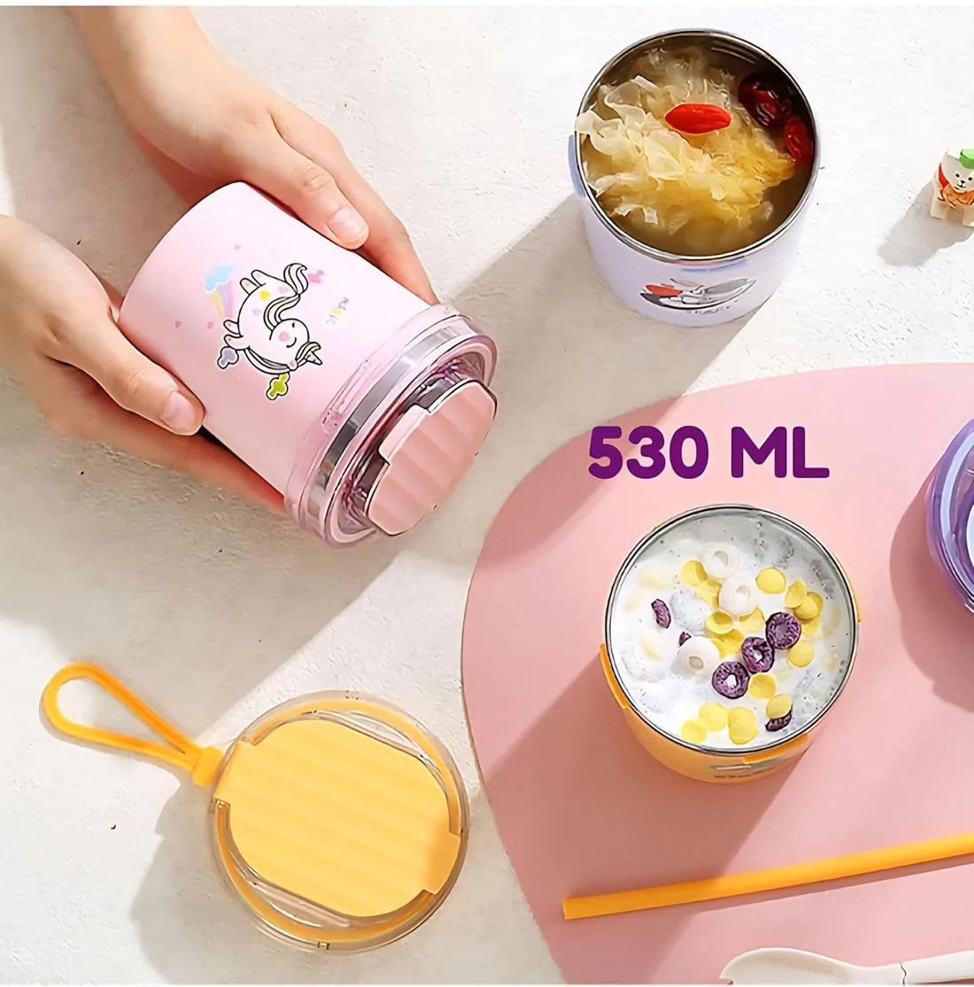 Animal Design 530ml Sealed Cup for kids