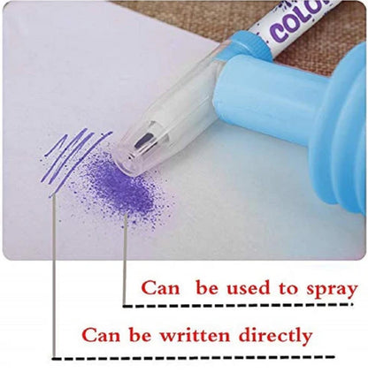 Blow Pens for Kids Spray Painting, Sketch Pen Color, Children, Drawing, Art & Craft, Spray Pens for Kids