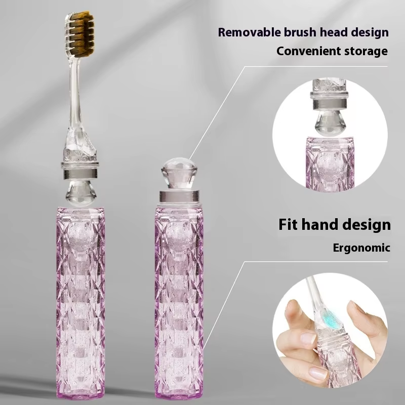 Portable Travel Toothbrush Set | Soft Bristle Toothbrush with Protective Case