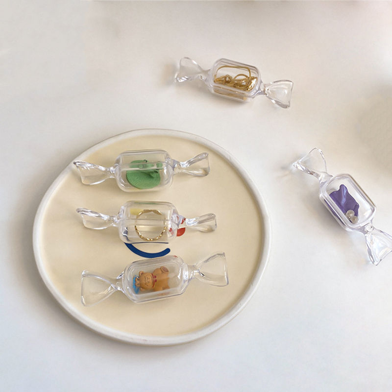 10 Pcs set Creative Candy-Shaped Hourglass Ornament | Mini Sand Timer Desk Decor