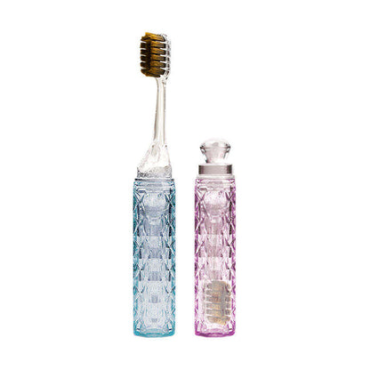 Portable Travel Toothbrush Set | Soft Bristle Toothbrush with Protective Case