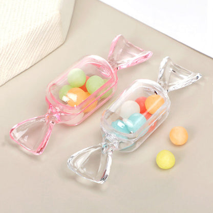 10 Pcs set Creative Candy-Shaped Hourglass Ornament | Mini Sand Timer Desk Decor