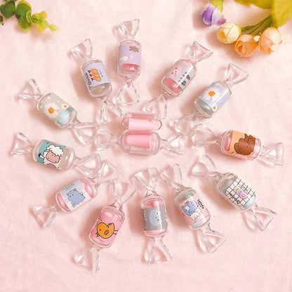 10 Pcs set Creative Candy-Shaped Hourglass Ornament | Mini Sand Timer Desk Decor