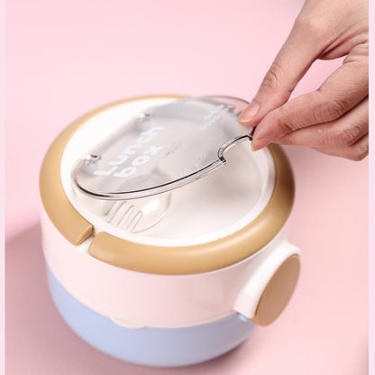 Cute Round Tiffin Box for Kids & Office