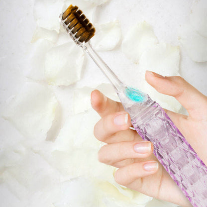 Portable Travel Toothbrush Set | Soft Bristle Toothbrush with Protective Case