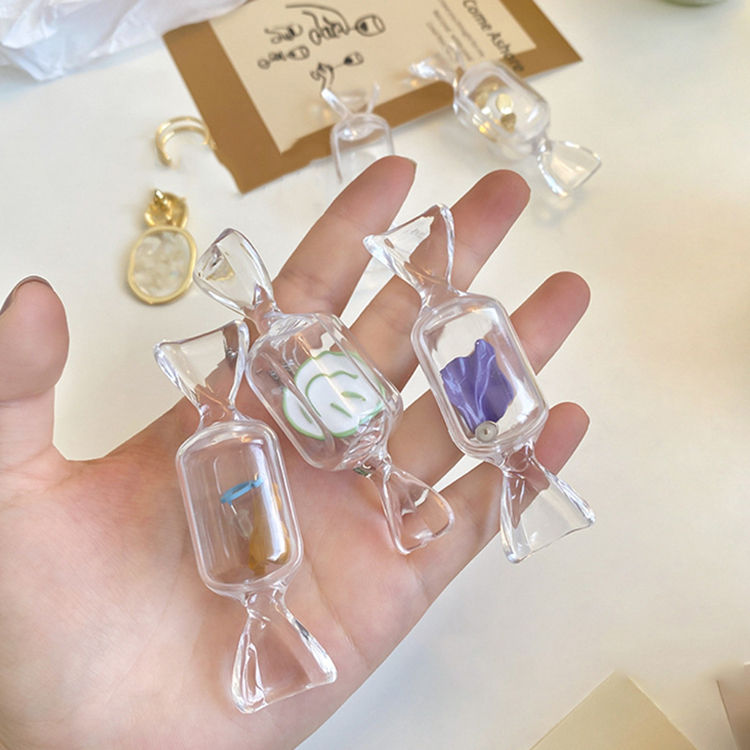 10 Pcs set Creative Candy-Shaped Hourglass Ornament | Mini Sand Timer Desk Decor