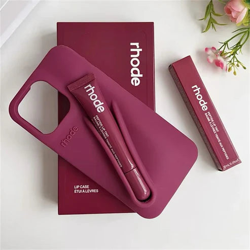 Rhode lip case with lip tint set
