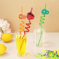 Colorful Fancy Straws ( 4 Pcs )