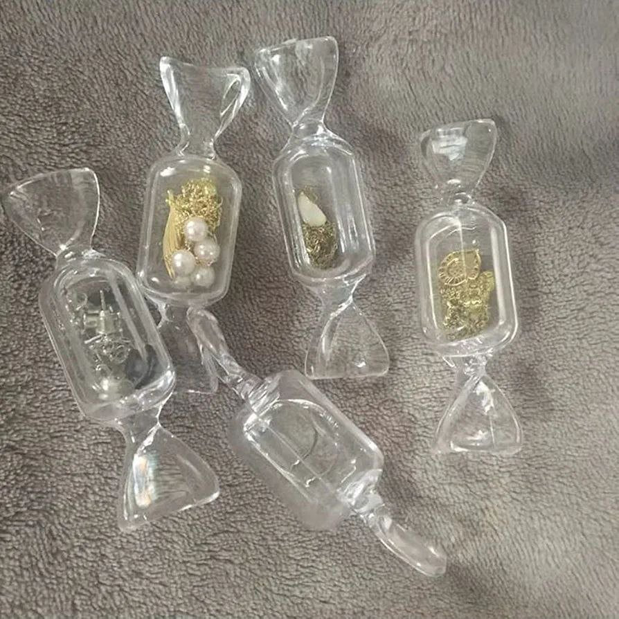 10 Pcs set Creative Candy-Shaped Hourglass Ornament | Mini Sand Timer Desk Decor