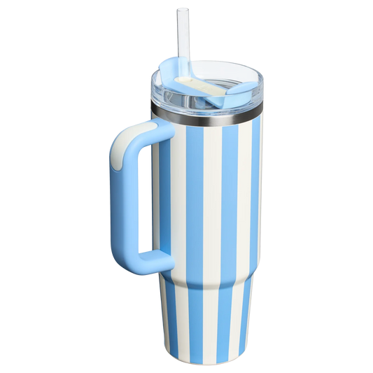 The Quencher H2.0 Tumbler 40 OZ ( Cornflower Cabana Gloss )