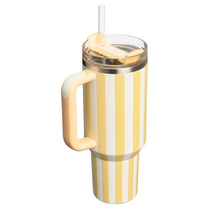 The Quencher H2.0 Tumbler 40 OZ ( Butter Cabana Gloss )STANLEY