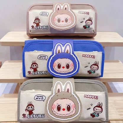 Cute "LABUBU" Cartoon Multi-Compartment Pencil Pouchate Fun Memories with Dino Instant Mini Printer