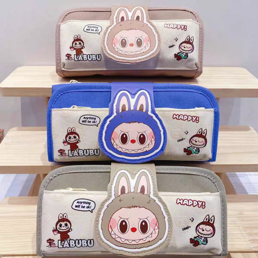 Cute "LABUBU" Cartoon Multi-Compartment Pencil Pouchate Fun Memories with Dino Instant Mini Printer