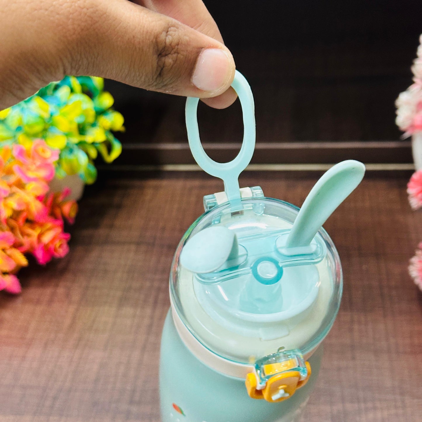 Cartoon Design Hot and Cold Water Bottle for Kids - Double Walled Vacuum Insulated Stainless Steel Bottle, Double-Wall Thermos Flask (300 ml)-18