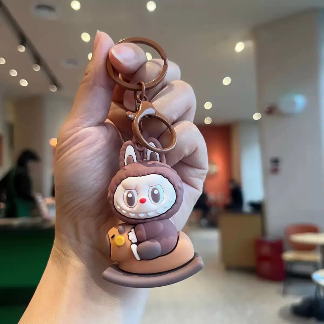 "LABUBU Cartoon Keychains – Cute & Trendy Bag Charms"