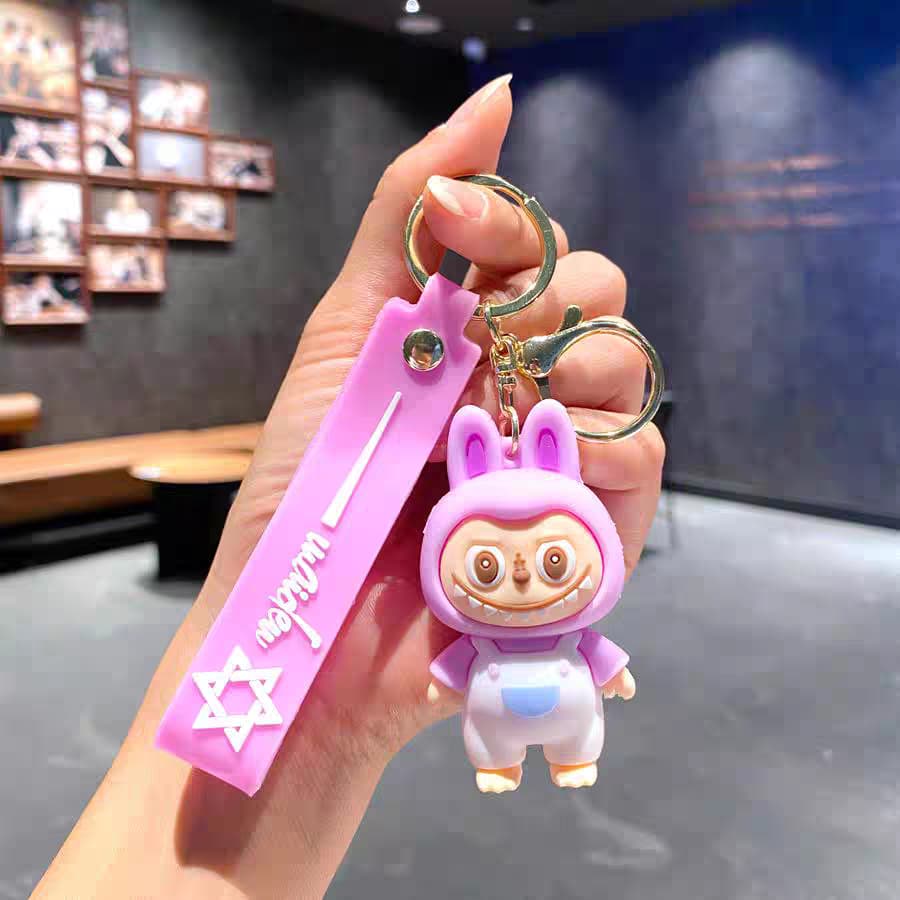 "LABUBU Cartoon Keychains – Cute & Trendy Bag Charms"