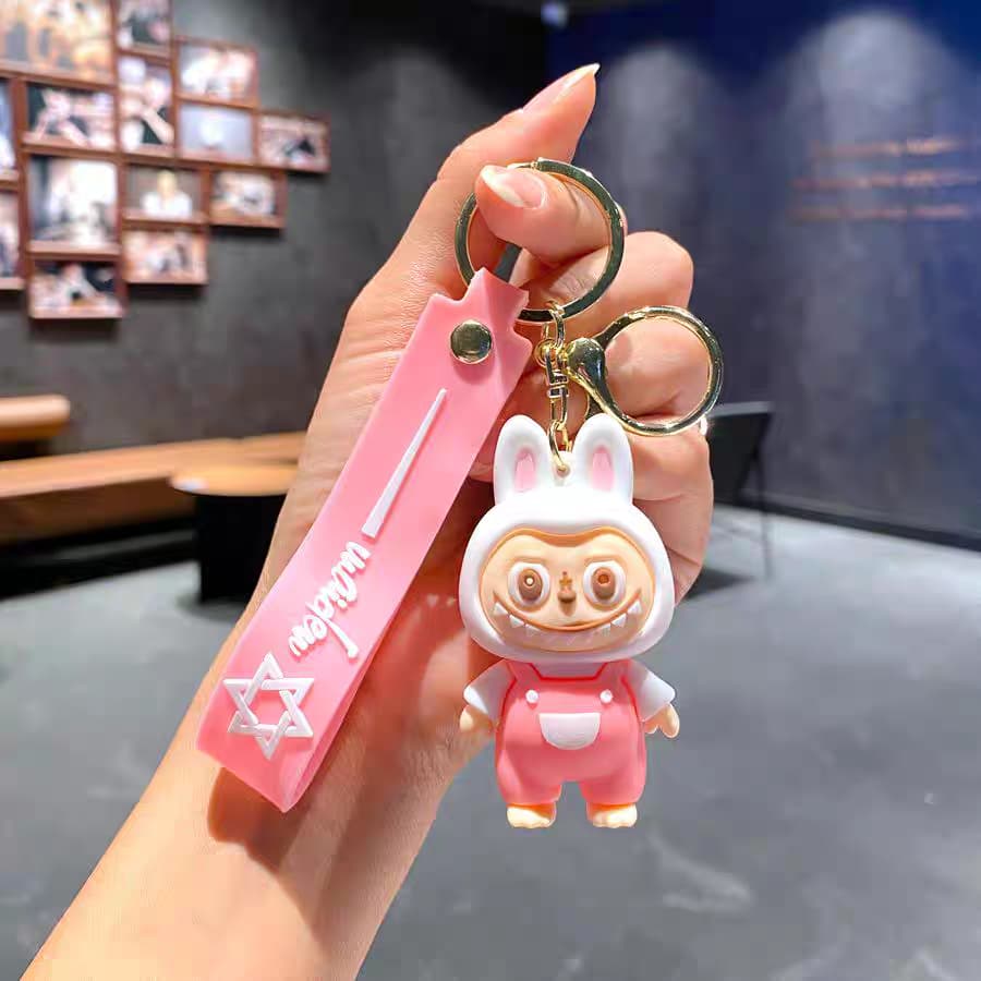 "LABUBU Cartoon Keychains – Cute & Trendy Bag Charms"