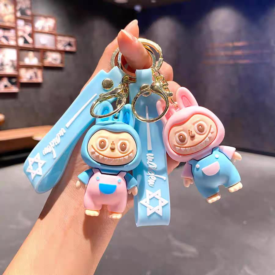 "LABUBU Cartoon Keychains – Cute & Trendy Bag Charms"