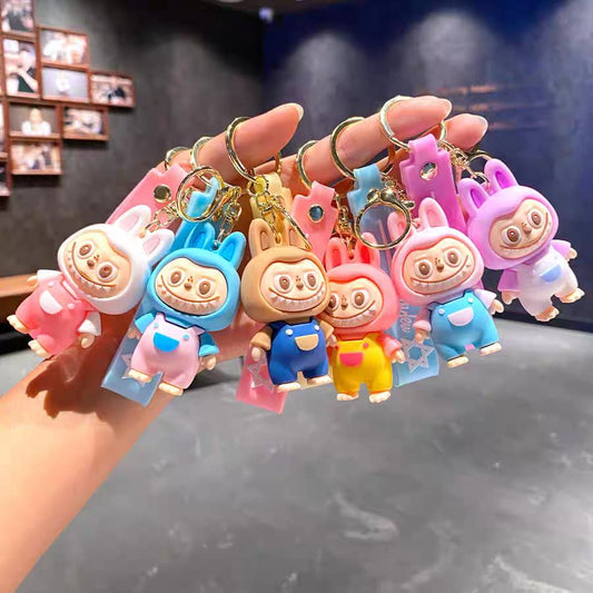 "LABUBU Cartoon Keychains – Cute & Trendy Bag Charms"