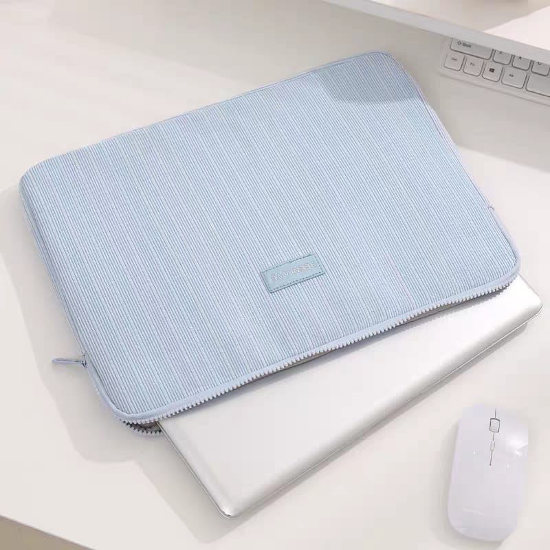 Corduroy Laptop Sleeve 13-15.6 Inch | Soft Padded Laptop Case | Stylish Laptop Cover for MacBook, Dell, HP