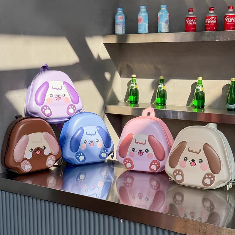 Cute Puppy Kids Backpack – Adorable Cartoon School Bag for Kids