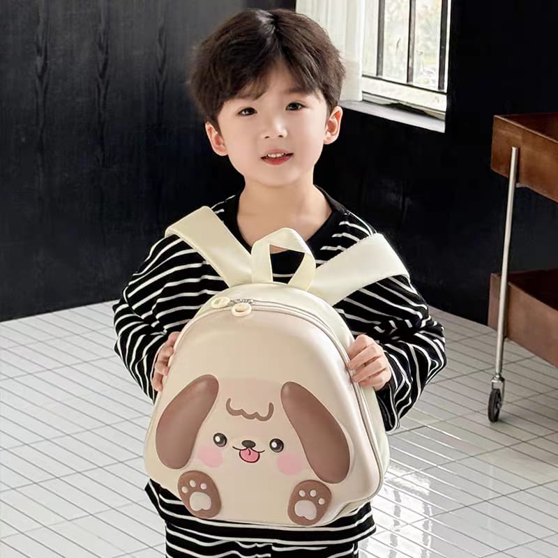 Cute Puppy Kids Backpack – Adorable Cartoon School Bag for Kids