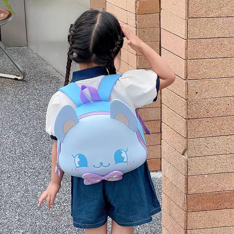 Cute Bunny Kids Backpack – Adorable Cartoon School Bag for Kids