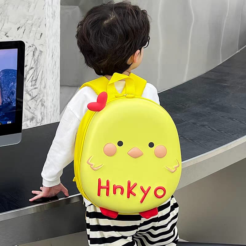 Cute Cartoon Kids Backpack – Lightweight Pink Animal School Bag for Girls & Toddlers | Adjustable Strap Travel Bag