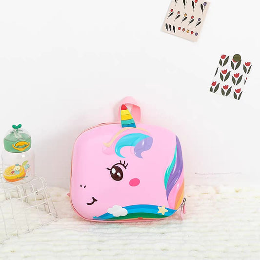 3D Cute Unicorn Kids Backpack – Lightweight Cartoon School Bag for Girls & Toddlers