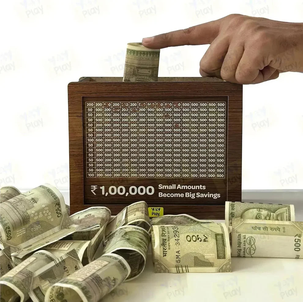 1 Lakh Savings Challenge Piggy Bank