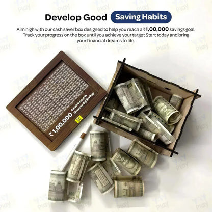 1 Lakh Savings Challenge Piggy Bank