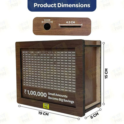 1 Lakh Savings Challenge Piggy Bank