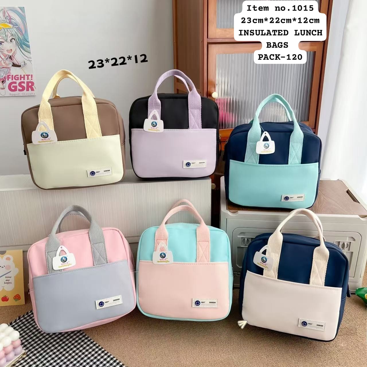 Cute Insulated Lunch Bag for Kids & Office